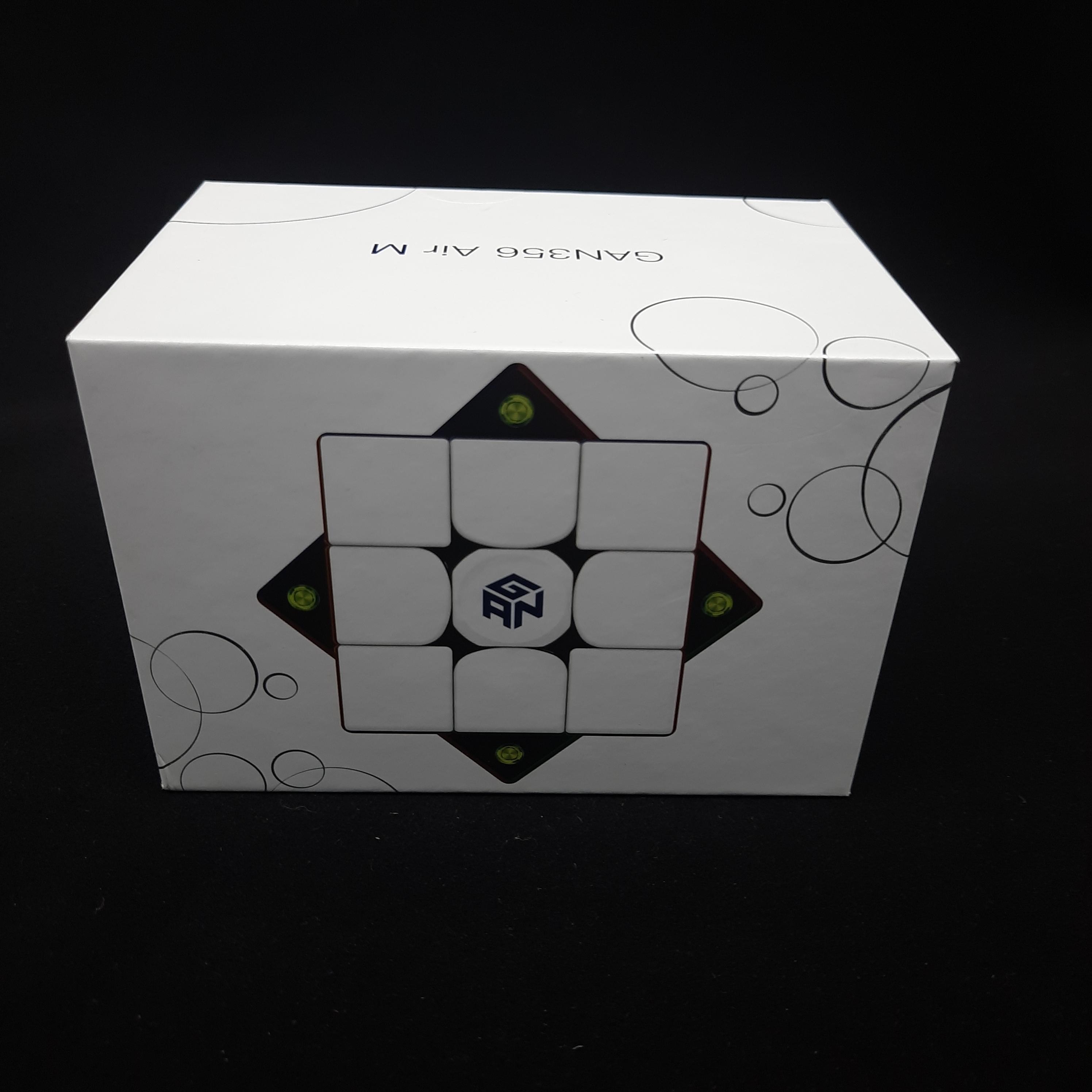 รูบิค3x3 ใหม่ New Rubik Gan356air M (ระบบแม่เหล็ก)เล่นลื่น ไม่มีป็อป antipop รับประกันคุณภาพรูบิคของแท้