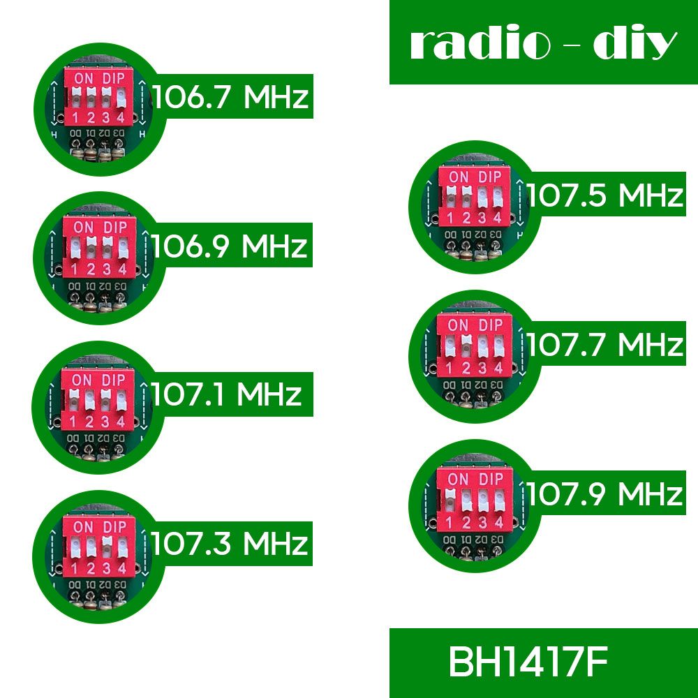 ชุดคิทเครื่องส่งวิทยุ FM 100 เมตร เพื่อการศึกษาระบบ PLL BH1417F