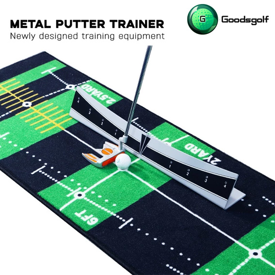 อุปกรณ์ช่วยพัตกอล์ฟ Metal Putter Trainer
