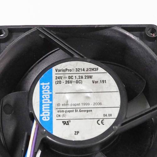 พัดลม Fan ebmpapst (3214J/2H3F) DC24V 92x92x38mm 1.2A 29W (4wire White Plug)