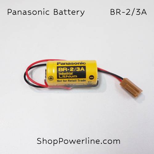 แบตเตอรี่ Battery Panasonic (BR-2/3A, A98L-0031-0006) 3V (Brown Plug)