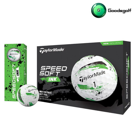 ลูกกอล์ฟ TaylorMade SpeedSoft Ink New 2024! (ซื้อ 2 แถม 1)