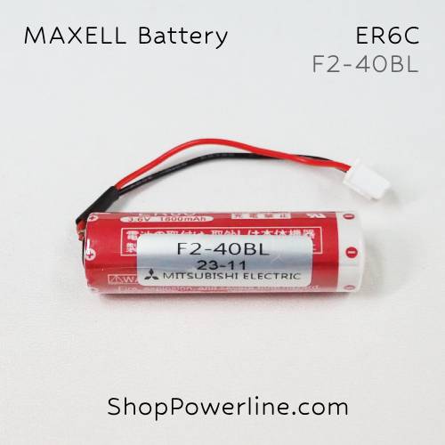แบตเตอรี่ Battery Maxell (ER6C, F2-40BL) 3.6V (White Plug)