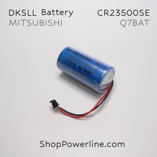แบตเตอรี่ Battery DKSLL (CR23500SE, Q7BAT) 3V (Black Plug)