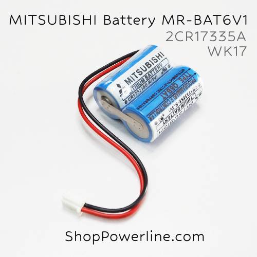 แบตเตอรี่ Battery Mitsubishi (2CR17335A WK17, MR-BAT6V1) 6V (White Plug)