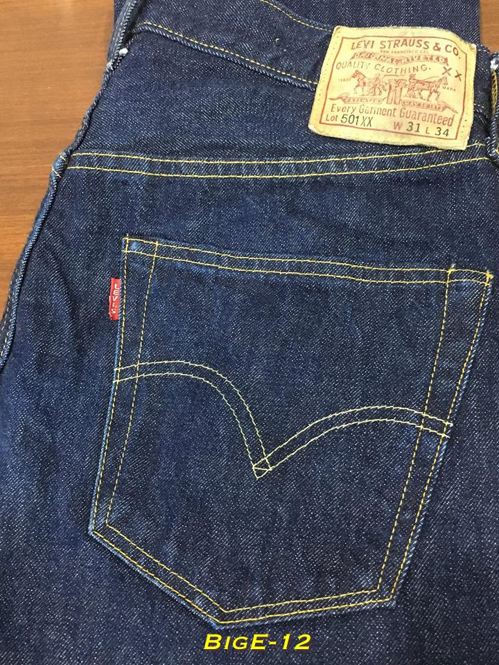 Levi’s LVC 501xx ย้อนยุคปี 1947 Big E ริมแดง เอว 31 ยาว 34 Made in Turkey ปี 2014