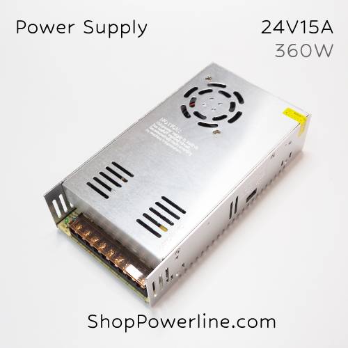 อุปกรณ์จ่ายไฟ Power Supply 24V 15A 360W