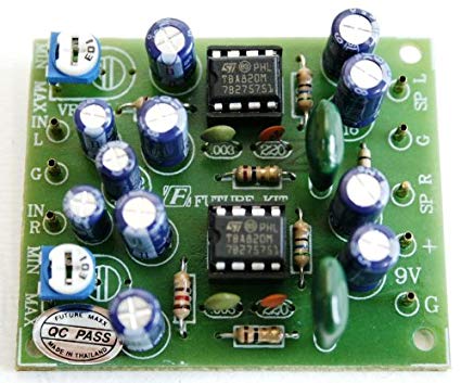 ชุดลงปริ้นFA603 วงจรขยายเสียง IC 2+2W สเตอริโอยี่ห้อฟิวเจอรฺคิทFUTUREKITราคาชุดละ