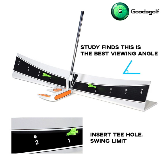 อุปกรณ์ช่วยพัตกอล์ฟ Metal Putter Trainer