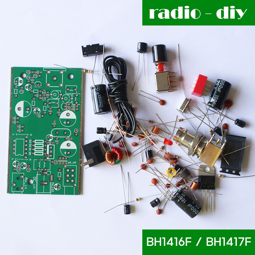 ชุดคิทเครื่องส่งวิทยุ FM 100 เมตร เพื่อการศึกษาระบบ PLL BH1417F