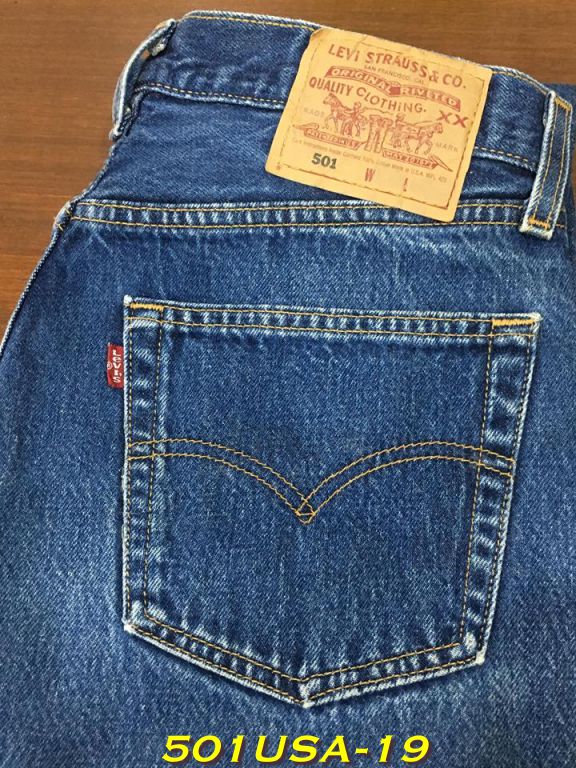 Levi's 501มือสอง Made in USA เอว 31ยาว 32