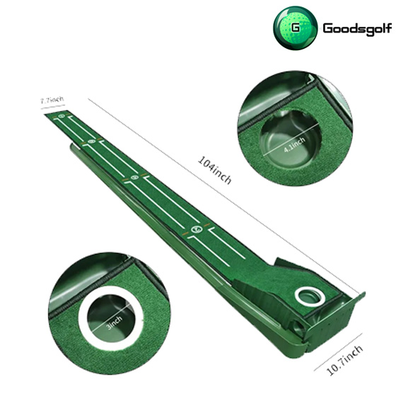 Golf Putting Mat พรมซ้อมพัตมีราง