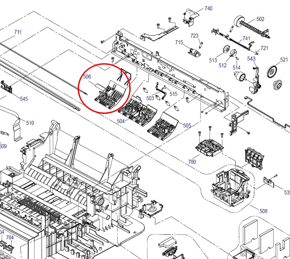 PAPER GUIDE UPPER LEFT ASSY.,CG89; EPSON L1210/L1250