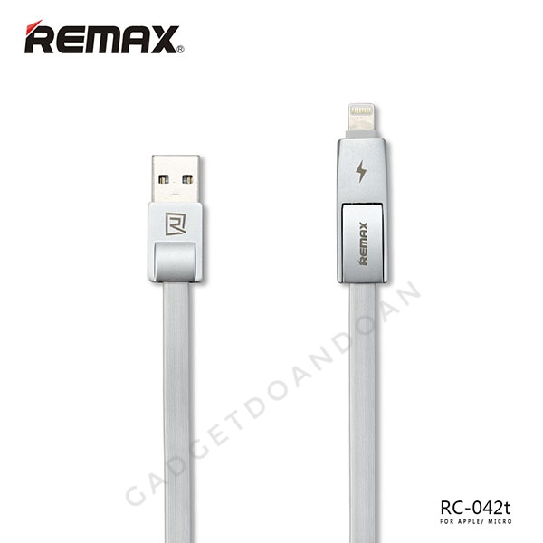 สายชาร์จ Remax Strive 2 in 1 (iPhone&Android)