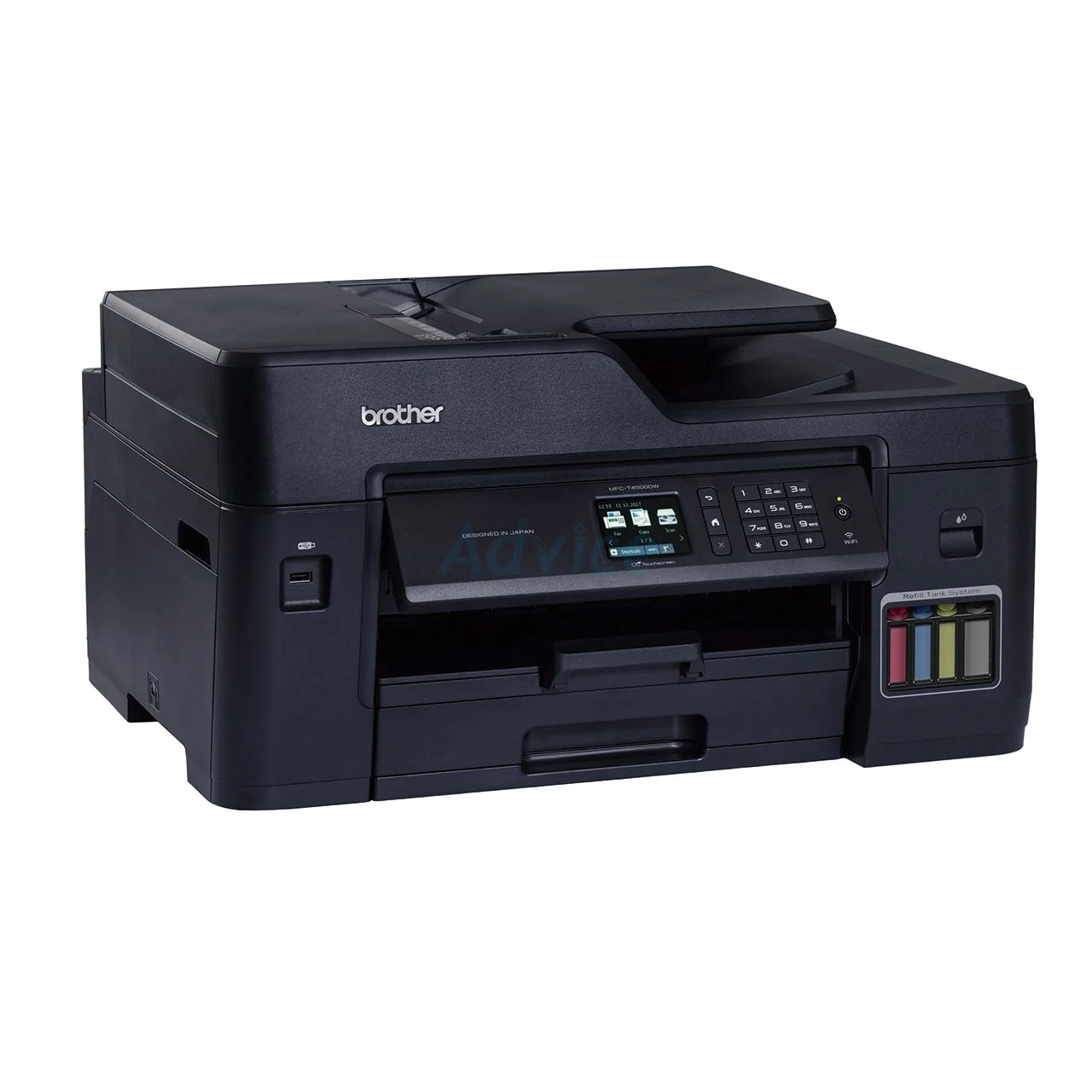 เครื่องปริ้นเตอร์มัลติฟังก์ชั่น เครื่องพิมพ์ BROTHER MFC-T4500DW + INK TANK