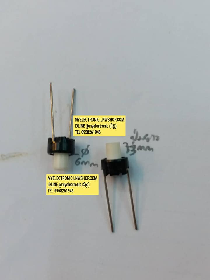 TACT SWICTH2ขาปุ่มกดสูง6มม.ตัวกลมอ้วน6MM.