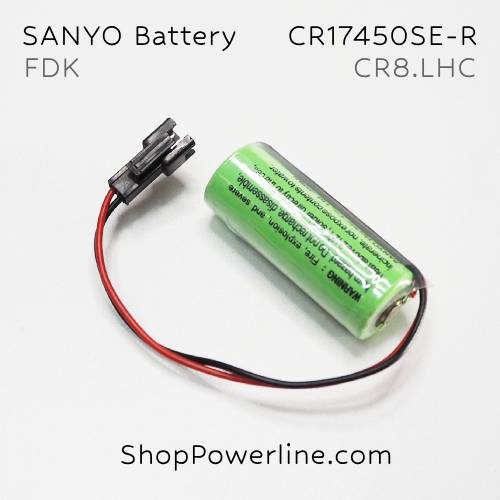 แบตเตอรี่ Battery SANYO (CR17450SE-R) 3V (Black Plug)