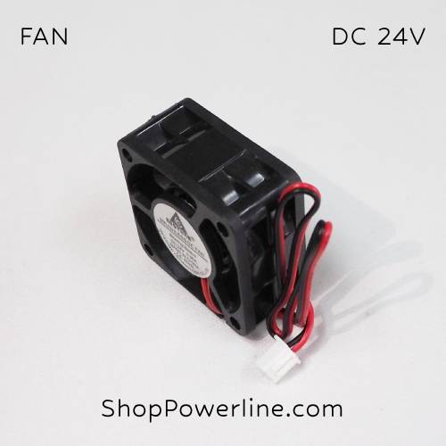 พัดลม Fan DC24V 40x40x20mm (2wire)
