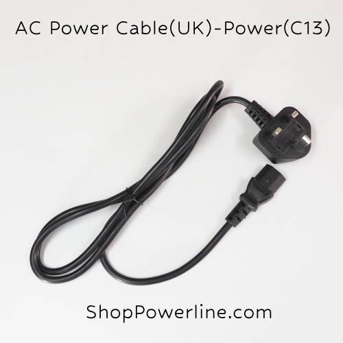 สายไฟ AC Power Cable/Fuse(UK) - Power(C13) (0.75mm)(1.8m)