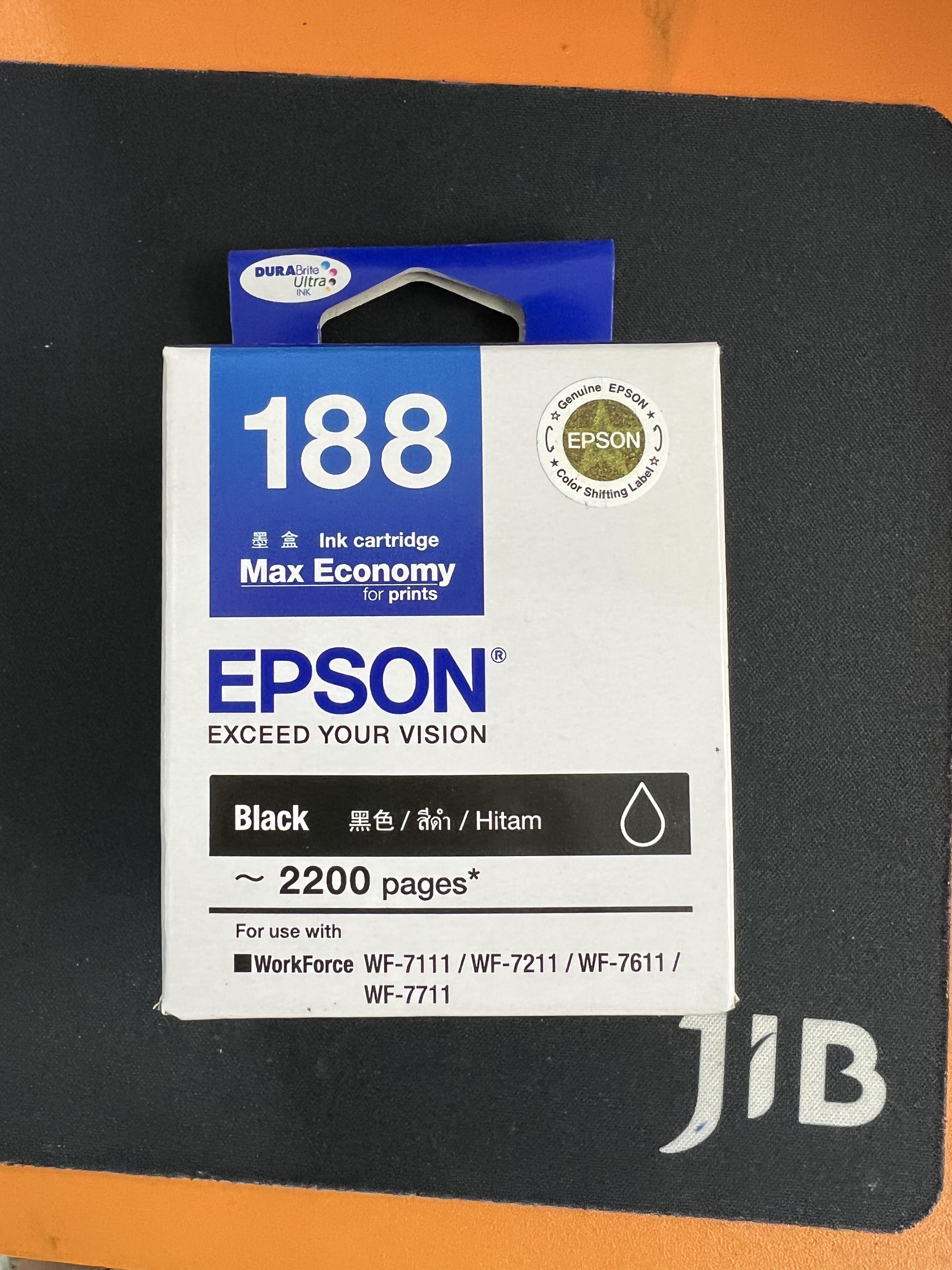 ตลับหมึก EPSON เบอร์ 188 สีดำ