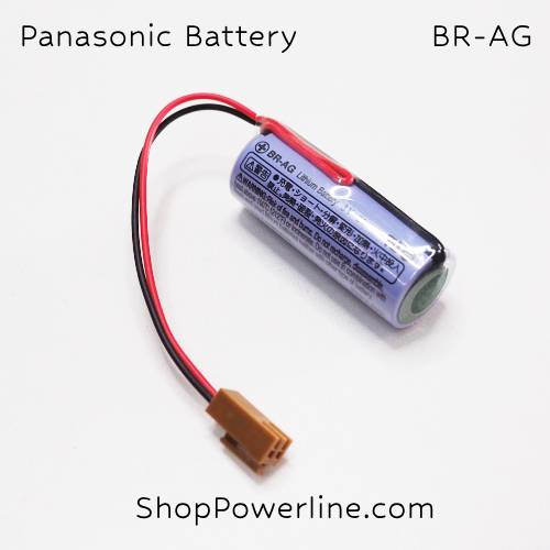 แบตเตอรี่ Battery Panasonic (BR-AG) 3V (Brown Plug)