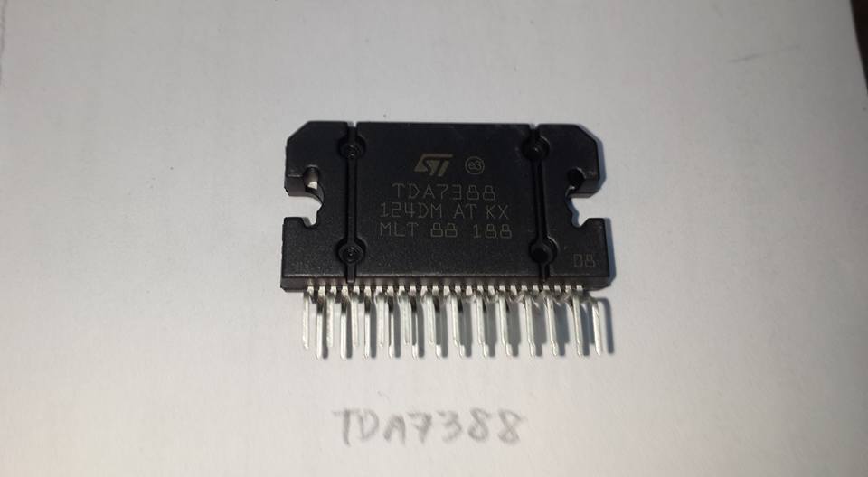 TDA7388 IC15ขาไอซีClassABเพาเวอร์ออดิโอแอมป์ POWER AMP AUDIO2x45Wยี้ห้อทอมST-THOMSANสันราคา