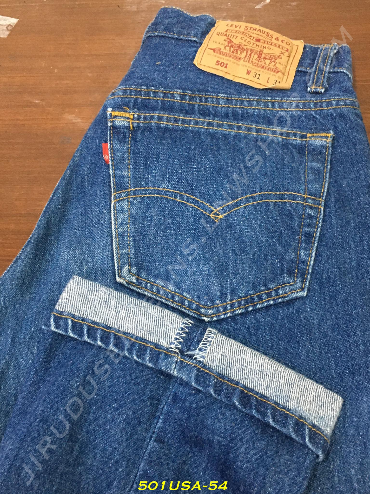 54. Levi’s 501 Made in USA ปี 1992 ป้าย R เอว 30 ยาว 31 กระดุม 532