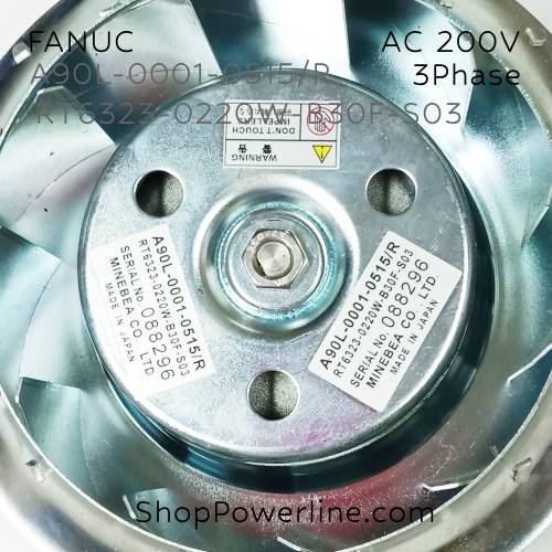 พัดลม Fan FANUC (A90L-0001-0515/R, RT6323-0220W-B30F-S03) AC200V 160x35mm 44/50W (4wire 3phase)