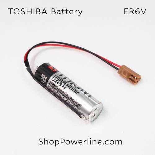 แบตเตอรี่ Battery TOSHIBA/Japan (ER6V, Mitsubishi M70) 3.6V (Brown Long Plug)