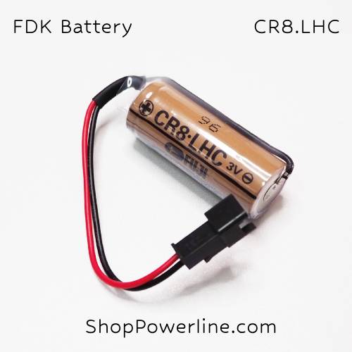 แบตเตอรี่ Battery FDK (CR8.LHC) 3V (Black Plug)