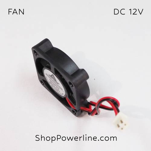 พัดลม Fan DC12V 40x40x10mm (2wire)