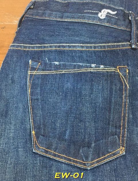 1. Earnest Sewn - Kyrre 619 Hendrix เอว 34 ยาว 34 Made in USA