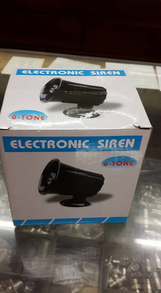 ขาย ไซเรน6เสียง ใช้ไ ฟ12VDC ไซเรนหกเสียง รุ่น CS351 ELECTRONIC,SIREN,6TONE 20W ไซเรน12VDC รุ่น CS-351 ราคา ตัวล่ะ บาท