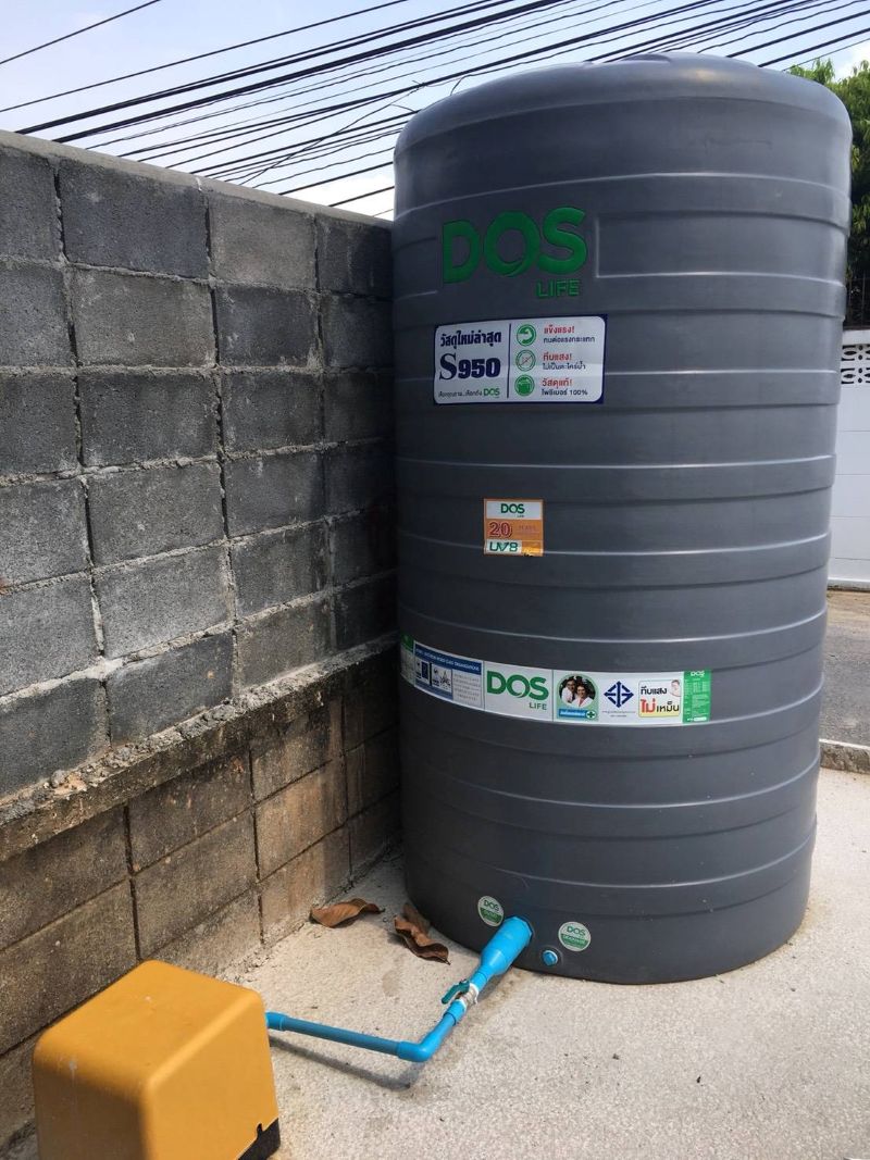 ถังเก็บน้ำบนดิน DOS รุ่น CHAMP (COM-03/GS) ขนาด 2000 ลิตร