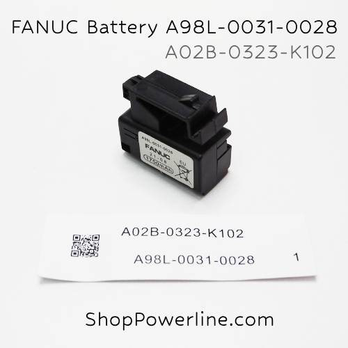 แบตเตอรี่ Battery FANUC (A98L-0031-0028, A02B-0323-K102) 3V