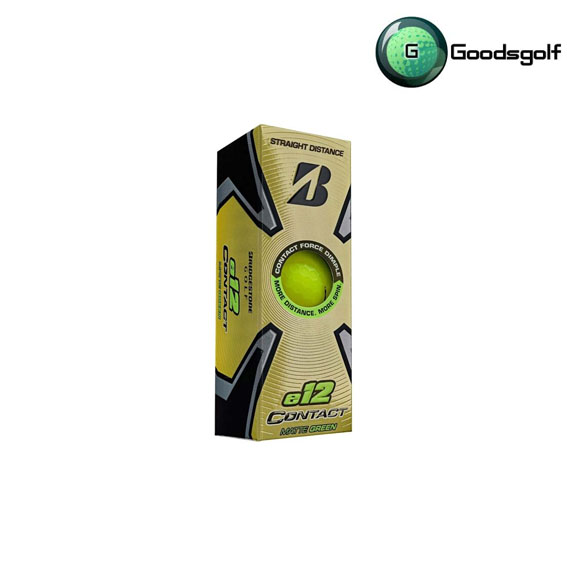 ลูกกอล์ฟ Bridgestone e12 Contact 2023 Green (ซื้อ1แถม1)