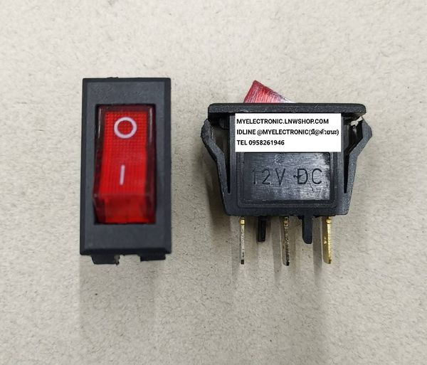 ขาย สวิทช์ไฟเหลี่ยม12V3ขา , สวิทช์ไฟ12V3ขา 1จุด สวิทช์12V3ขา สวิตช์ สวิทช์ ไฟ เหลี่ยม 12V 3ขา ราคา ตัวละ หน่วย . . . . บาท