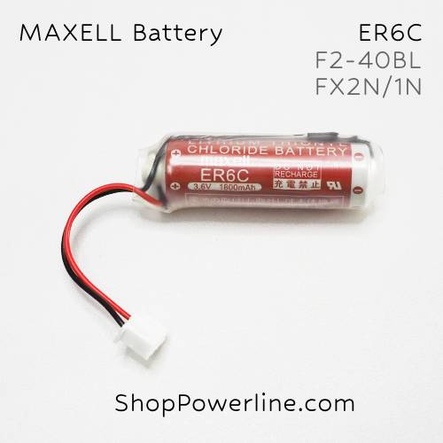 แบตเตอรี่ Battery Maxell (ER6C, F2-40BL) 3.6V (White Plug)