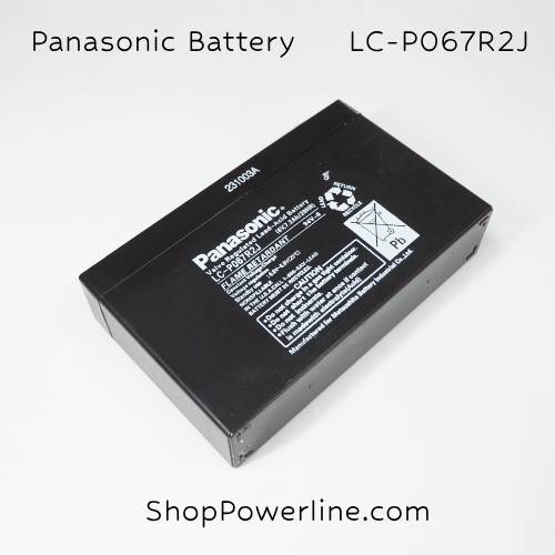 แบตเตอรี่ Battery Lead-Acid Re-charge Panasonic (LC-P067R2J, LC-P067R2P, LC-P067R2NA1, LC-P067R2CH1) 6V 7.2Ah