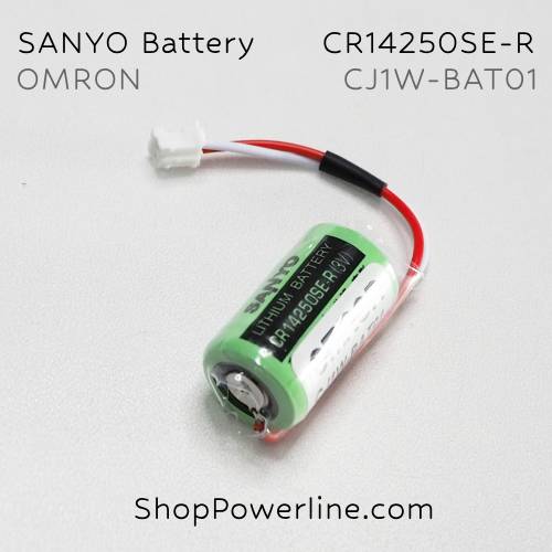 แบตเตอรี่ Battery Omron (CR14250SE-R, CJ1W-BAT01) 3V (White Plug)