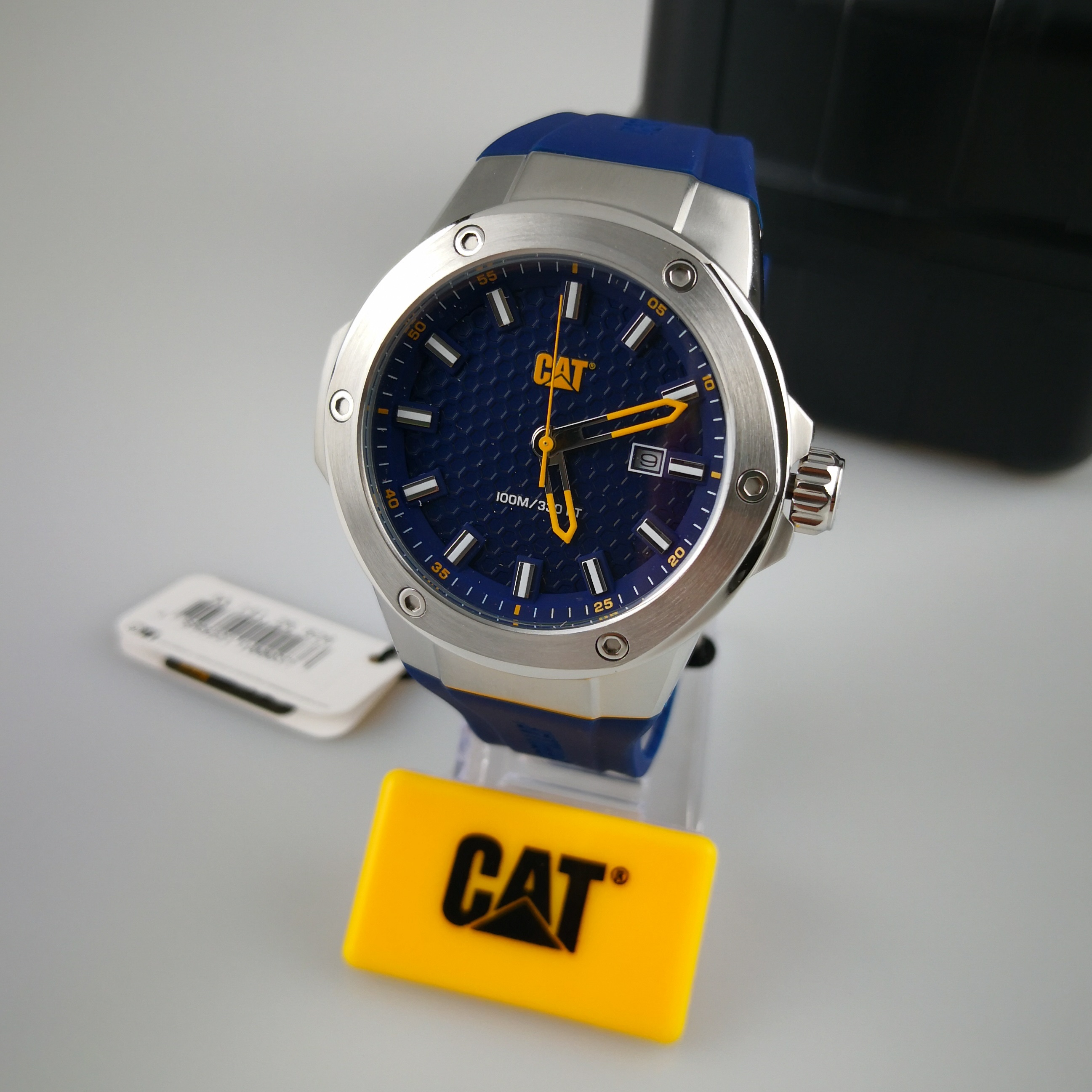 นาฬิกา Caterpillar รุ่น NAVIGO X รหัส AA.141.26.626 สายยางสีน้ำเงิน