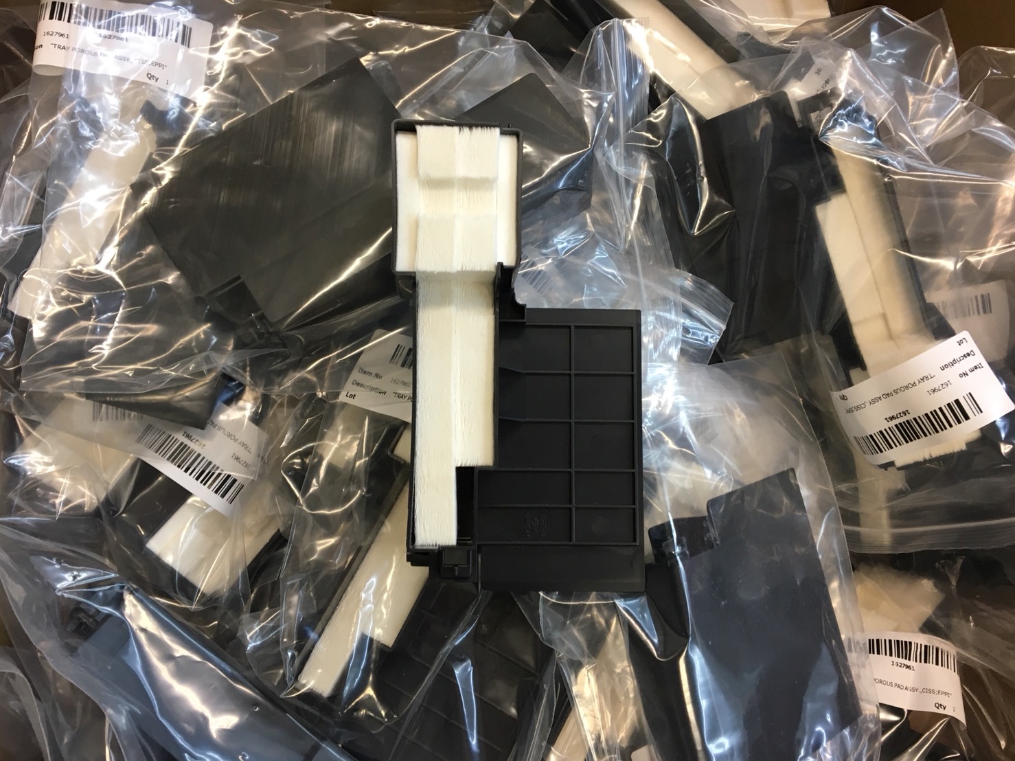 "กล่องผ้าซับหมึก" Tray Porous Pad Assy EPSON L310, L455, L365, L355, L350, L300, L220, L120, L110, L385, L360, L210, L405