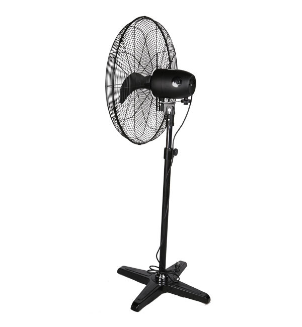 พัดลมอุตสาหกรรม รุ่นตั้งพื้น สีดำ 2ใบพัด YUSHI รุ่น DFP600-T ขนาด 24"