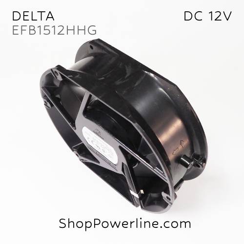 พัดลม Fan DELTA (EFB1512HHG) DC12V 172x150x51mm 3.2A (3wire)
