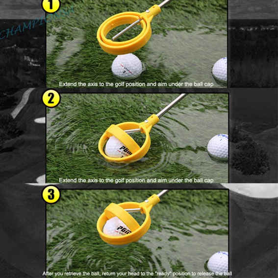 ที่เก็บลูกกอล์ฟ 8 ส่วน แบบยืดหดได้