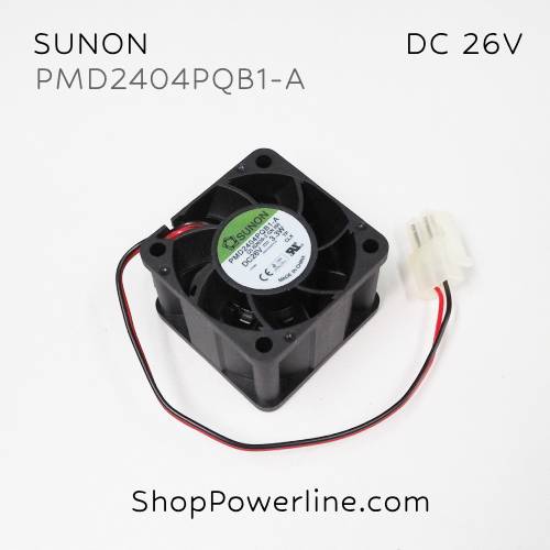 พัดลม Fan SUNON (PMD2404PQB1-A) DC26V 40x40x28mm 3.3W (3wire White D3 Plug)