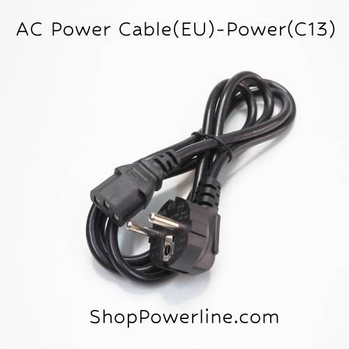 สายไฟ AC Power Cable(EU) - Power(C13) (0.75mm)(1.5m)
