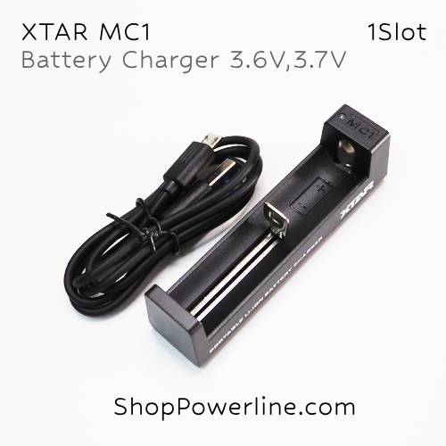 เครื่องชาร์จแบตเตอรี่ Charger 3.6V,3.7V XTAR (MC1) (1slot)