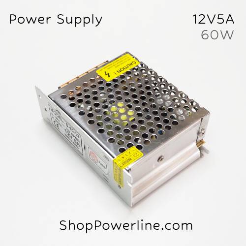 อุปกรณ์จ่ายไฟ Power Supply 12V 5A 60W