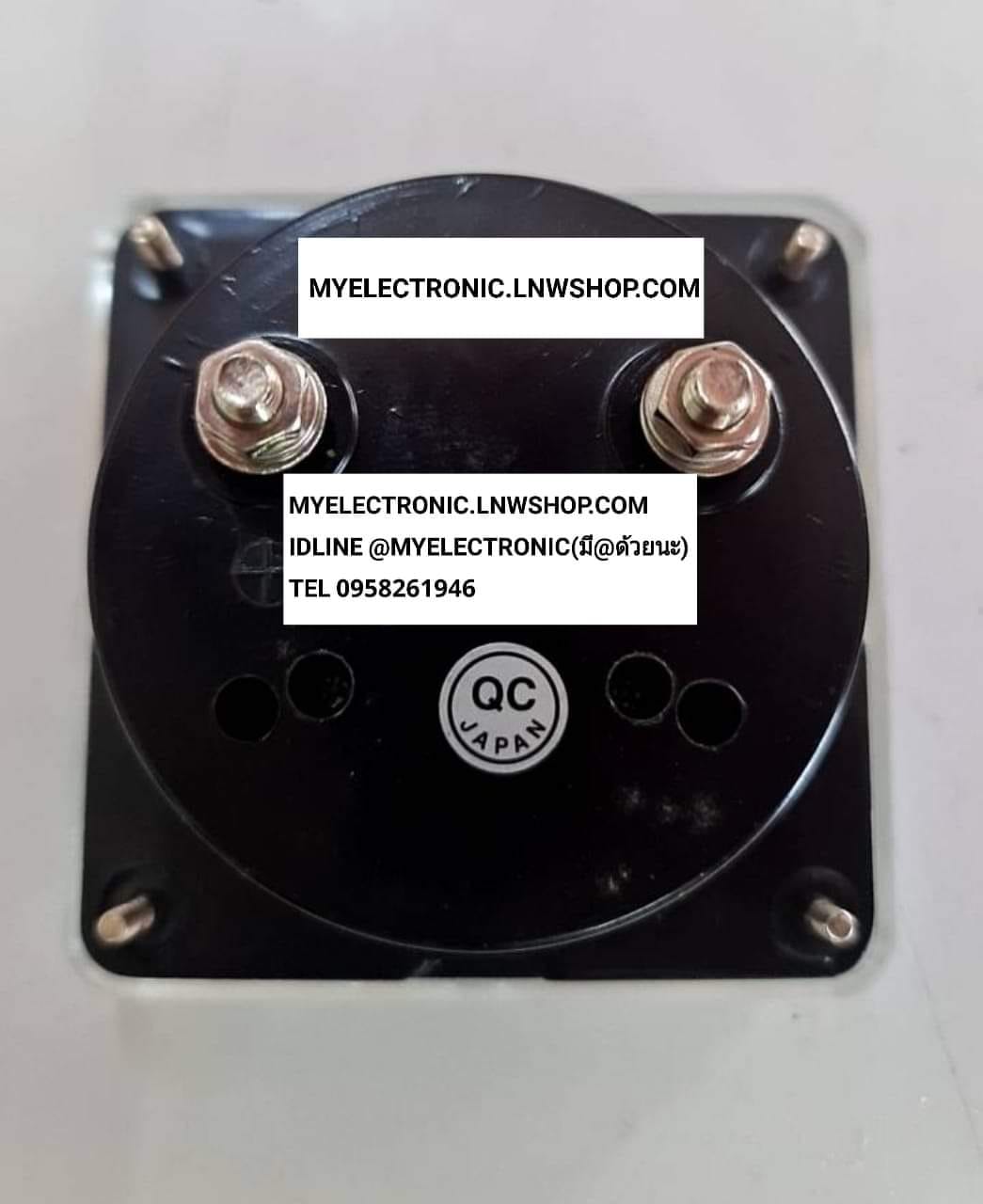 ขาย มิเตอร์100A DC EXT.SHUNT รุ่น M65S PANAL METER มิเตอร์ 100A SIZE ขนาด 80×80MM. ขนาดเส้นผ่านศูนย์กลาง กลม ด้านหลัง65MM. ยี่ห้อ MATSUDENKI MADE IN JAPAN MD ของแท้ ราคา ตัวละ . . . . หน่วย บาท